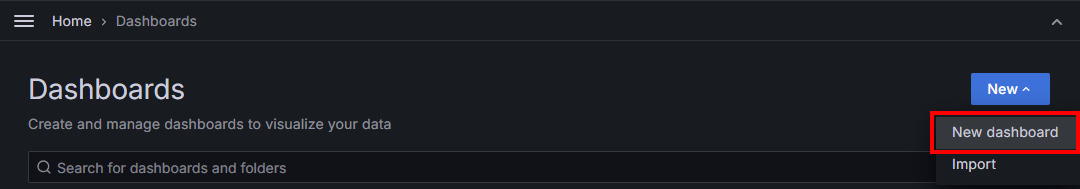 New Dashboard
